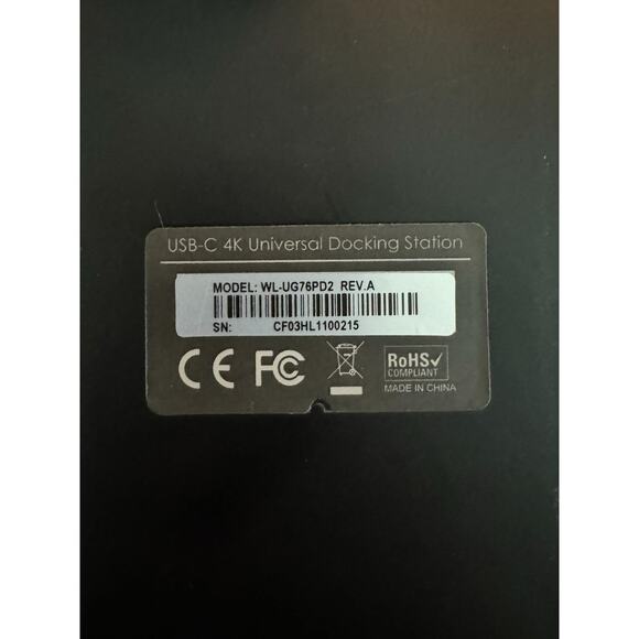 Wavlink USB-C 4K Universal Docking Station 100w Power Delivery WL-UG76PD2 - Picture 3 of 5